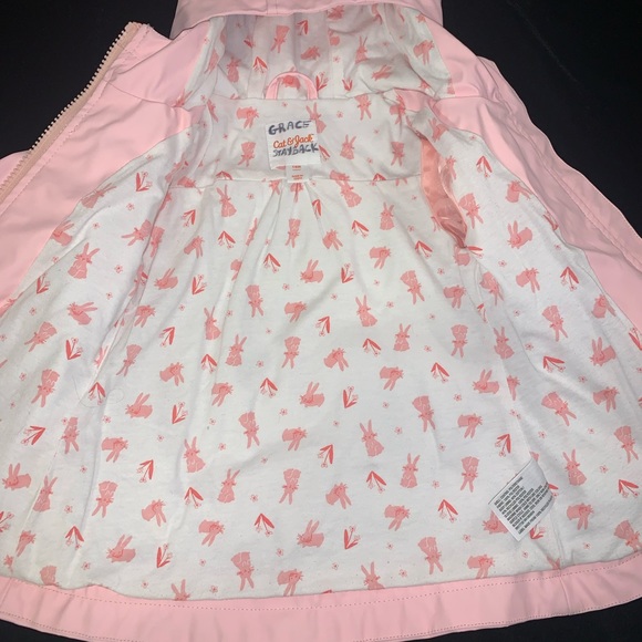 Cat & Jack. Girls hooded & lined rain jacket. EUC! Sz 18 Month - Picture 11 of 11
